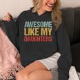 Awesome Like My Daughters Dad Fathers Day Hoodie