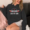 Awesome Like My Son Fathers Day Dad Hoodie
