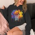Basketball Colorful Drip Graphic Hoodie