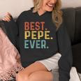 Best Pepe Ever レトロヴィンテージ ペペペへのユニークなギフト パーカー