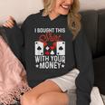 I Bought This With Your Money Poker 愛好家 パーカー