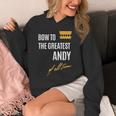 Bow To The Greatest Andy Of All Time ファーストネームのことわざ パーカー