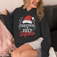 Christmas In July Squad Family Vacation Summer Outfits Hoodie