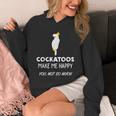 Cockatoos Make Me Happy Cockatoo パーカー