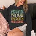 Edwin The Man The Myth The Legend シャツ ファーストネーム Edwin パーカー