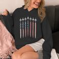 F4 ファントムファイタージェット アメリカ国旗 飛行機 F-4 7月4日 Hoodie