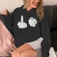 Fuck You シャツ 中指ポインティング Fuk You FUck You Hoodie