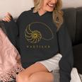 Golden Nautilus シェルtシャツ 海洋自然愛好家向け Hoodie