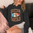 Guitarquad マッチング レトロ ヴィンテージスタイル ギターバンド パーカー