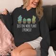 Just One More 植物 多肉植物 サボテン愛好家 Hoodie