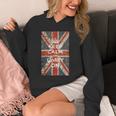 Keep Calm And Carry On Uk Flag パーカー