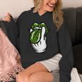 Lickmoke ウィードリーフパターン マリファナ420 大麻ポットギフト Hoodie
