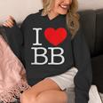 I Love ハート Bb パーカー