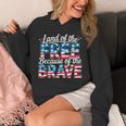 Memorial Day Land Of The Free Because Of Brave Us Flag Hoodie