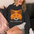 Metamask Fox 安全な暗号財布 Altcoin トークン交換 Hoodie