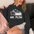 Mr Plow 面白い 皮肉なノベルティプラウトラック パーカー