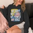 My Body Choice Power Andoice フェミニストポジティブ Hoodie