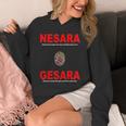 Nesara Gesara、赤い文字。 Hoodie