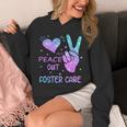 Peace Out フォスターケア 養子縁組 ごっちゃの日 2023 パーカー
