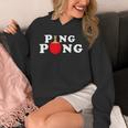 Ping Pong ピンポン卓球 おもしろレトロ Hoodie