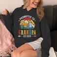 メンズ Promoted To Grandpa Est 2026 Dad To Be パーカー
