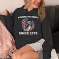 Running The Worldince 1776 アメリカンイーグル アメリカ国旗 パーカー