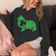 Shetlandheepdog シェルティ セントパトリックデー メンズ シャムロックドッグ パーカー