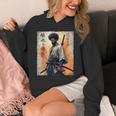 Vintage African Samurai Afro American Bushido Warrior Katana Hoodie Vintage African Samurai Afro American Bushido Warrior Katana Hoodie