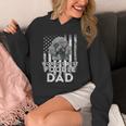 Vintage Usa Flag World's Best Poodle Dog Dad Fathers Day Hoodie