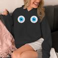 おもしろブラ 目玉コスチューム セクシーなおっぱい衣装 Hoodie