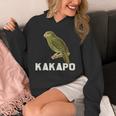 かわいいカカポの鳥が木に座っている パーカー