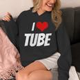 アイ・ラブ・チューブ・ハート パーカー