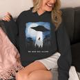 エイリアン アブダクション 牛 Ufo We Are Not Alone ギフト Hoodie