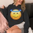 エンジェルスマイリー絵文字 Hoodie