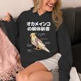 オカメインコの解体新書 インコ好き かわいい 鳥ジョーク 鳥好き インコの飼い主 いんこの飼い主 インコ Hoodie