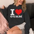 グアム I Heart Guam I Love Guam パーカー