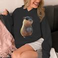 サングラスをかけたカピバラ Be Capy カピバラ げっ歯類 Capybara パーカー