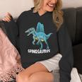 スピノサウルスの恐竜デザイン。 パーカー
