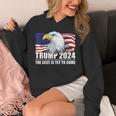 トランプ 2024年 イーグル アメリカ国旗 ドナルド・トランプ選挙 2024年 Hoodie