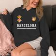 バルセロナ サッカースポーツ フラッグ フットボール Hoodie
