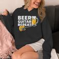 ビール ギター リピート ギター ベース ロックンロール ギタリスト向け パーカー
