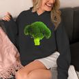 ブロッコリー 写真 エンブレム Broccoli Photo Emblem Hoodie