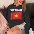 ベトナム国旗 ホリデー ビンテージ グランジ ベトナム国旗 パーカー