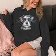 ミニチュア シュナウザー 銀河 サングラス 宇宙 犬好き Hoodie