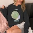 メロン Melon 『フルーツ ポップ』果物 リアル シンプル かわいい イラスト Hoodie