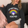 ユニコーン分隊チームユニコーンアパレルかわいいユニコーン恋人ギフト パーカー