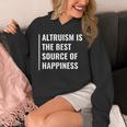 利他主義は幸福の源。利他主義者デザイン Hoodie