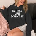 引退した生命科学者 面白い 長袖tシャツ パーカー