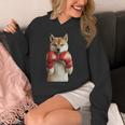 柴犬ボクシング 長袖tシャツ パーカー