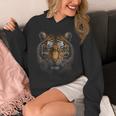 虎のアニマルプリントアート動物愛好家トラ。 Hoodie